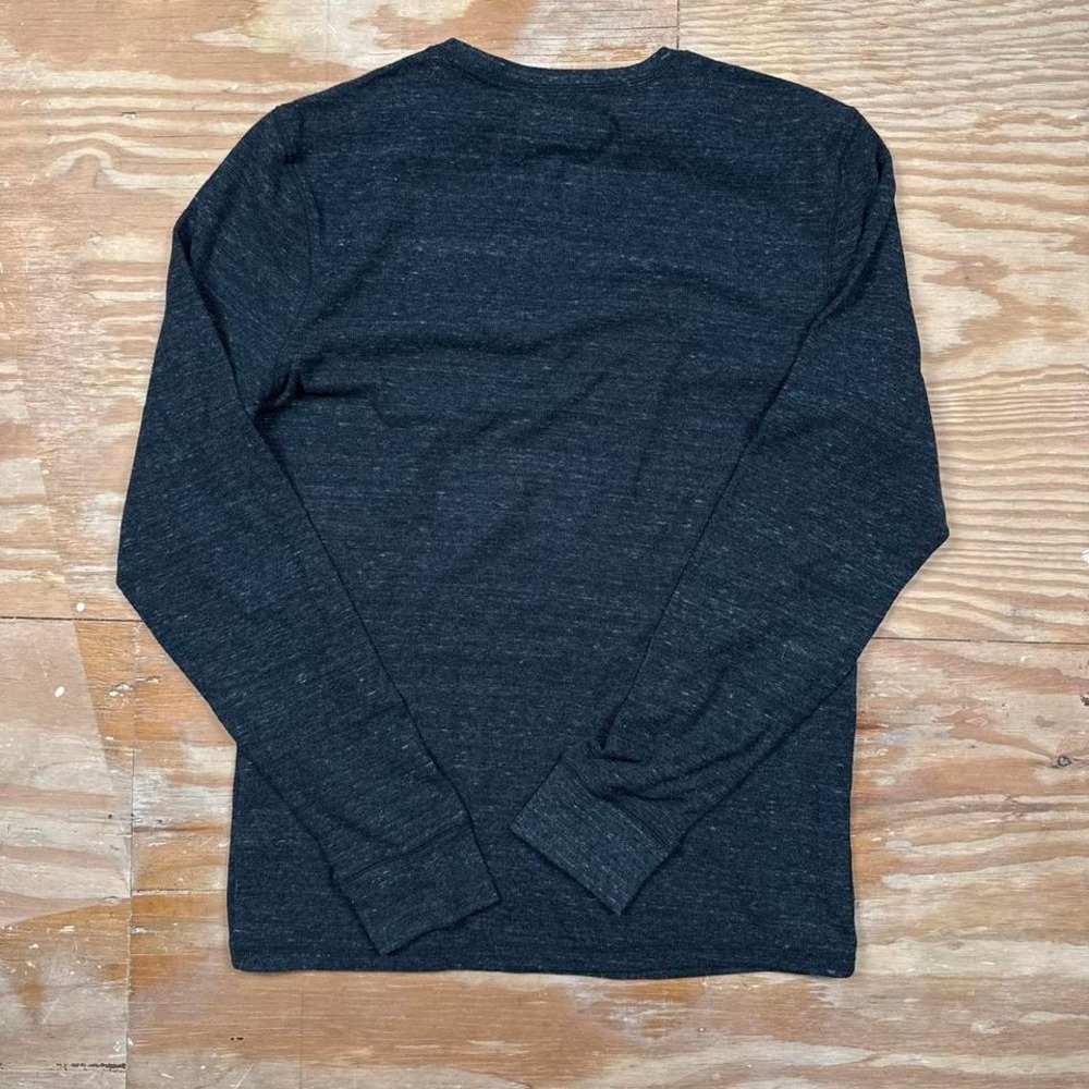 dark grey urban‎ pipeline waffle knit thermal sweater - Picture 2 of 4